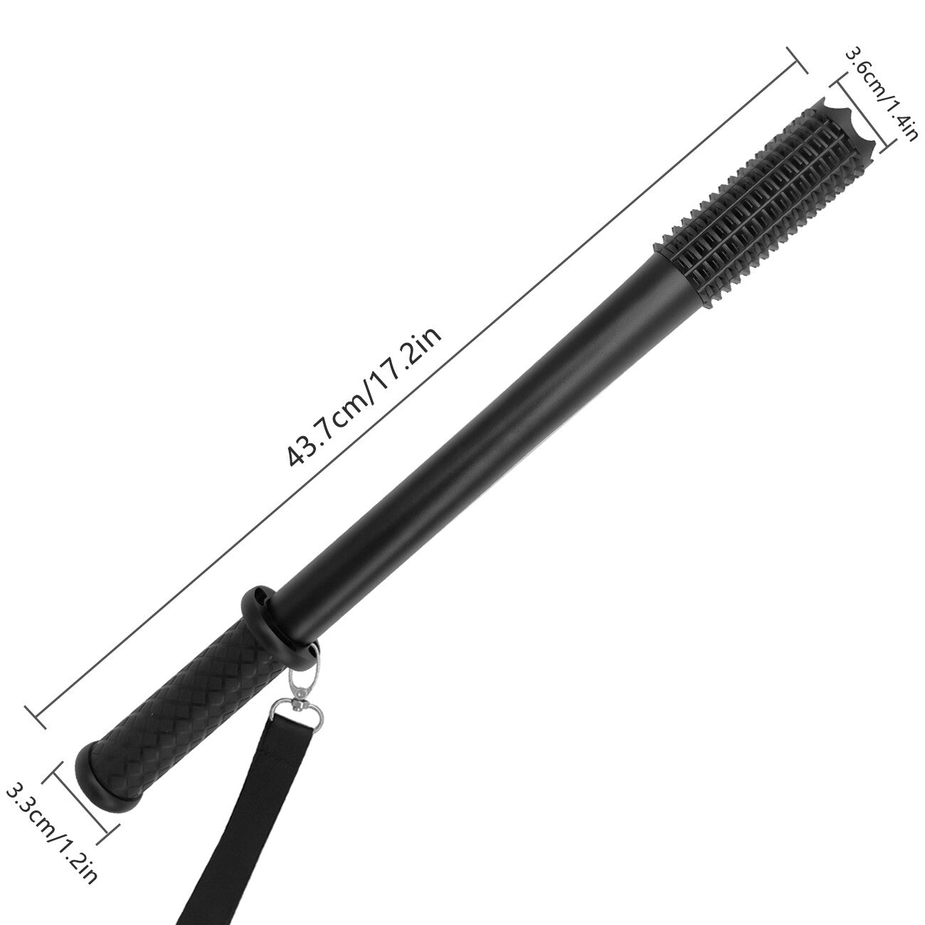Baseball LED Flashlight Rechargeable Torch Spotlight Emergency Security Work Light 3 Lighting Modes
