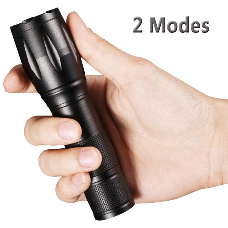 UV Torch Ultra Violet Flashlight Zoomable Blacklight Lamp LED Super Bright 250000lm 2 In 1 395nm Mini Pocket Inspection Light