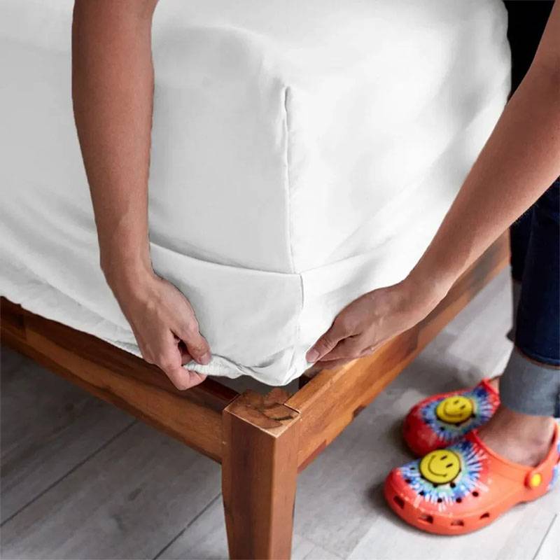 3D Digital Printing Home Textile Bedding Solid Color Series Polyester Bed Sheet