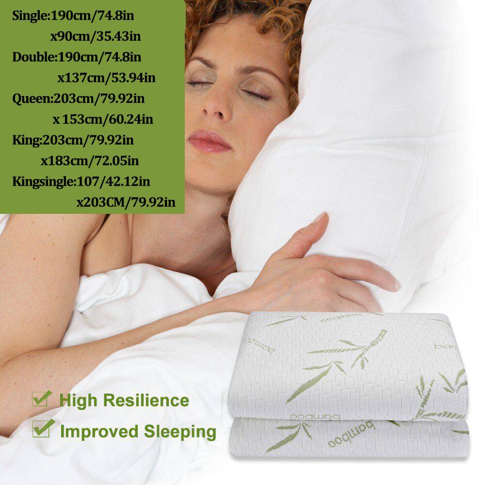Waterproof Bamboo Fully Fitted Mattress Protector Single KS Double Queen King