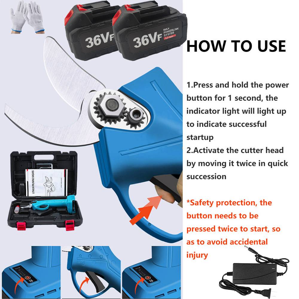 Lithium Ion Pruning Machine Box With Dual Batteries