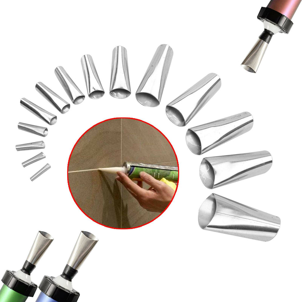 Finisher Caulk Nozzle Applicator Sealant Finishing Scraper Tool