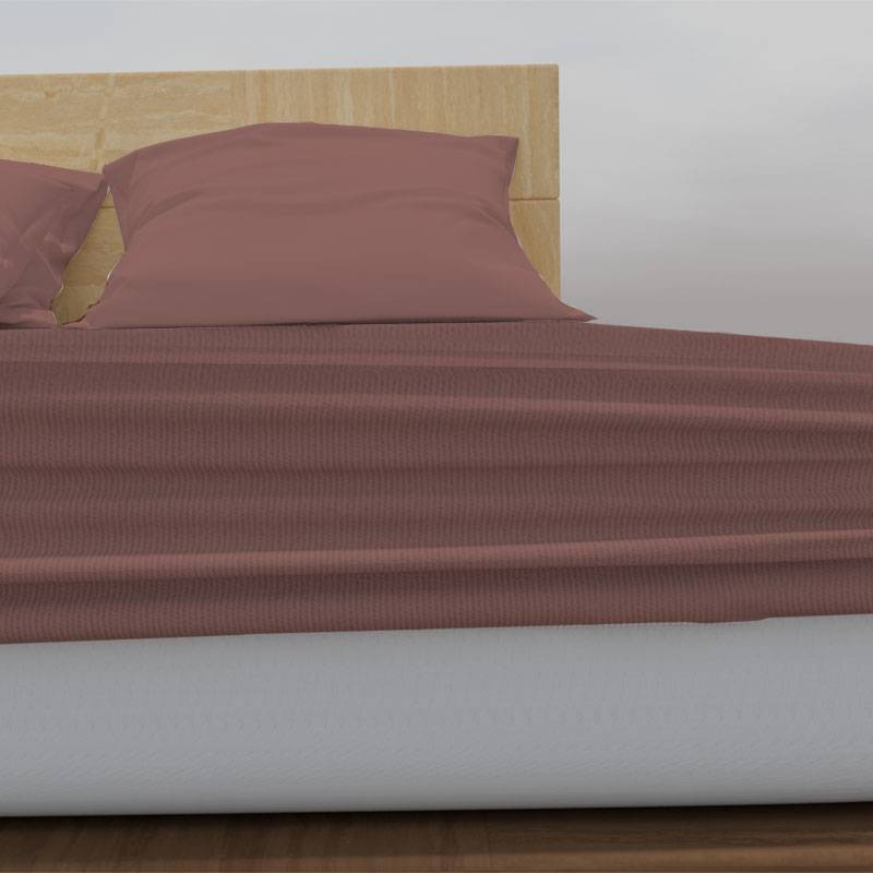 3D Digital Printing Home Textile Bedding Solid Color Series Polyester Bed Sheet