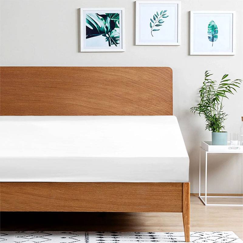 3D Digital Printing Home Textile Bedding Solid Color Series Polyester Bed Sheet