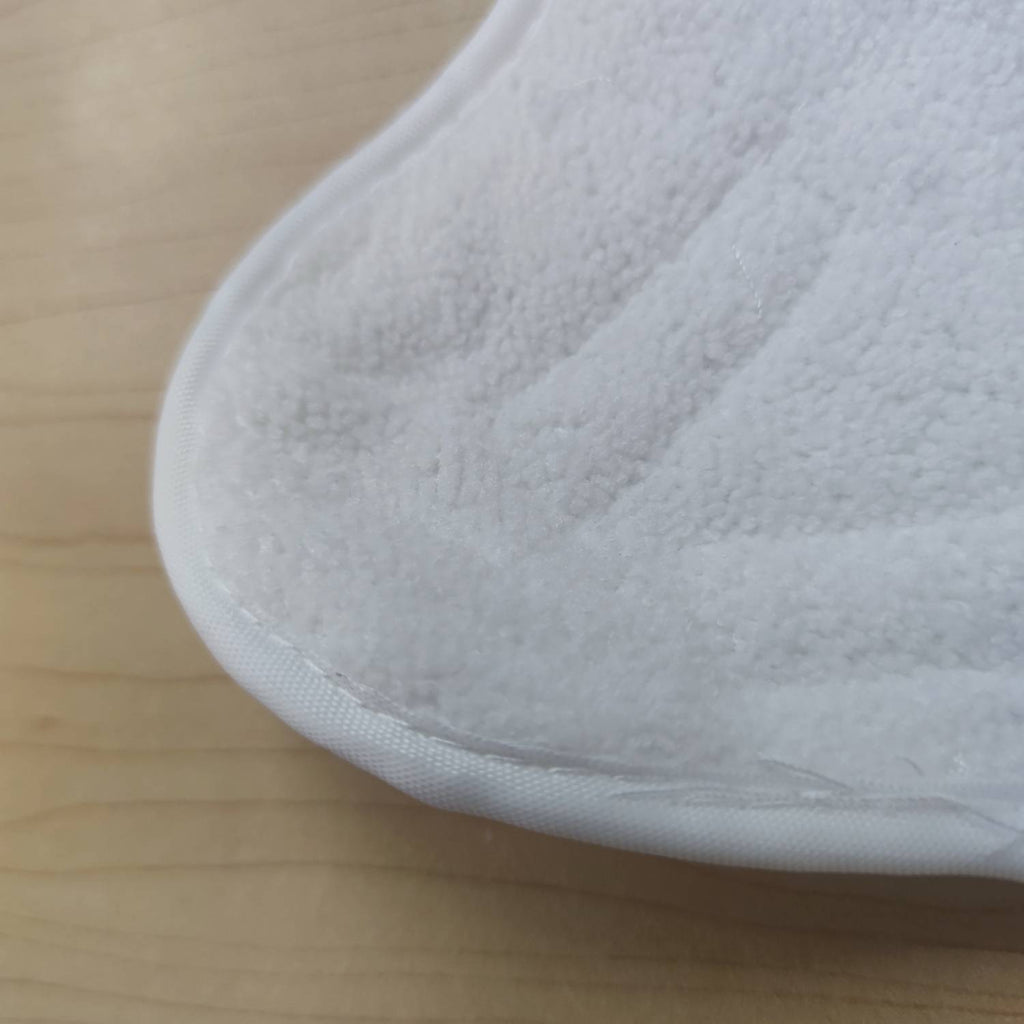 5PCS Stick On White Washable Cleaning Pads Microfiber For X5 Steam Mop H2O