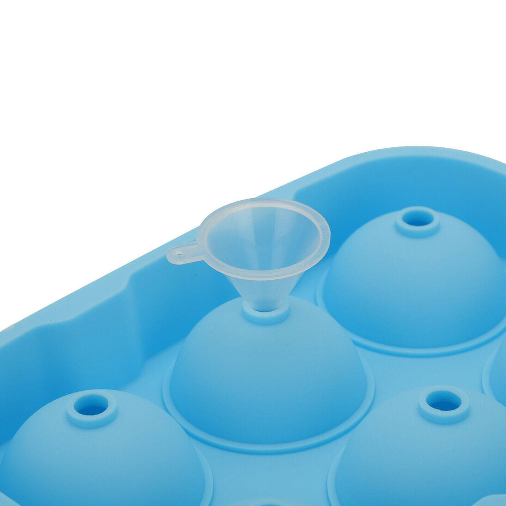 Large Ice Cube Tray Ball Maker Big Silicone Mold Sphere Whiskey Round Mould DIY