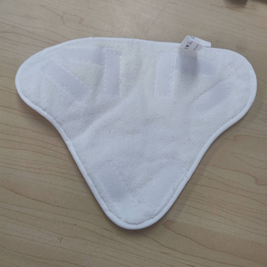 5PCS Stick On White Washable Cleaning Pads Microfiber For X5 Steam Mop H2O