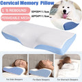 Cervical Pillow Ergonomic Contour Memory Foam Orthopedic Bed Pillow Neck Support