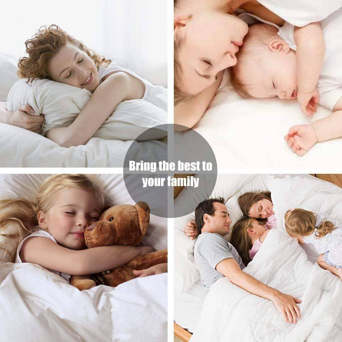 2000TC 4 Piece Bed Sheet Set Flat Lying Pillowcase