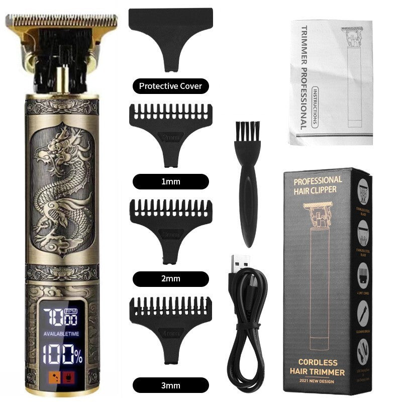 Beard Trimmer Hair Clippers Cordless Hair Cutting Barber Shaving Machine For Men Rechargeable