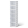 Artiss Foldable Shoe Rack Organizer 6 Tier Storage Shelf Hallway