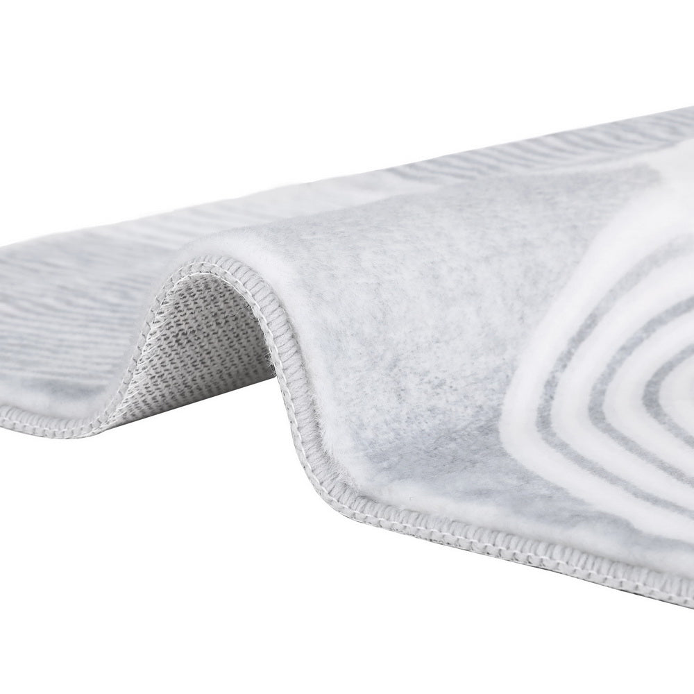 Artiss Rug 120x160cm Area Rug Washable Mat Large Carpet Faux Rabbit Fur Cyril