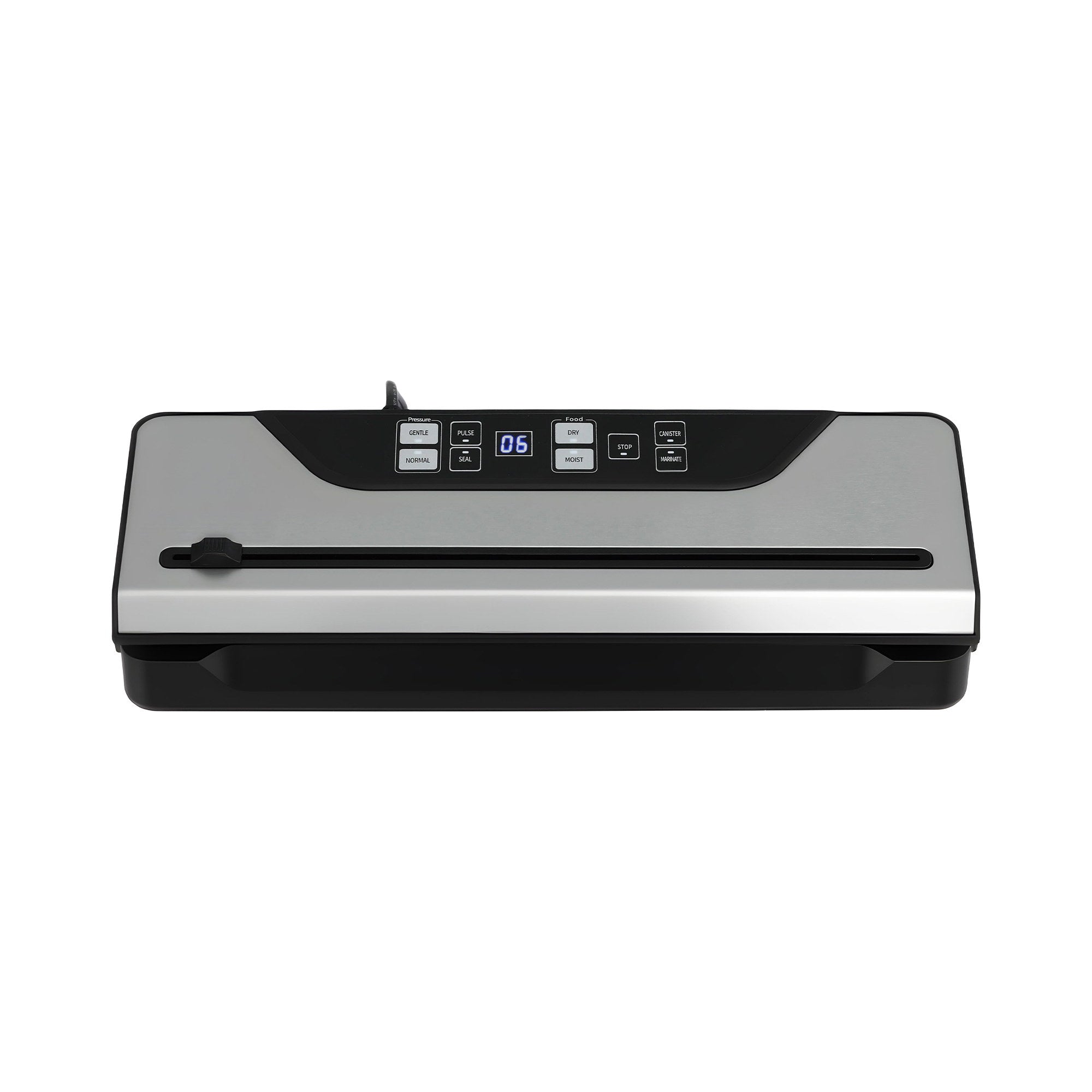 Devanti Food Vacuum Sealer Machine Auto Seal Slide Cutter 9 Modes Marinate Black