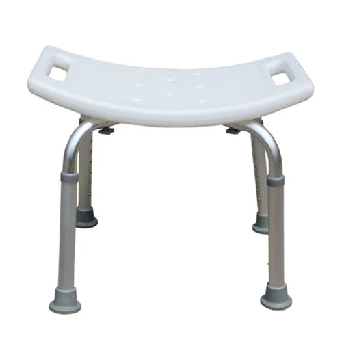PORIYA Shower Chair Bath Bench Seat Stool with Back Arms Adjustable Height Non-Slip