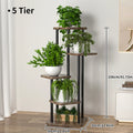 Plant Stand - All-Season Outdoor Flower Shelf With Multi-Tier Space-Saving Design For Balcony, Garden & Patio Living Room