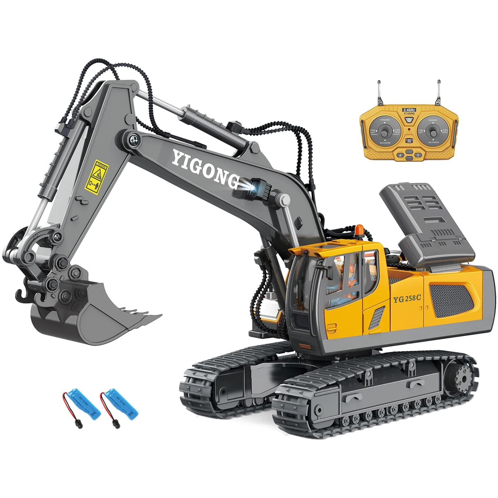 Remote Control Heavy Excavator 1/20 11CH Crawler 2.4G Wireless Electric RC Car