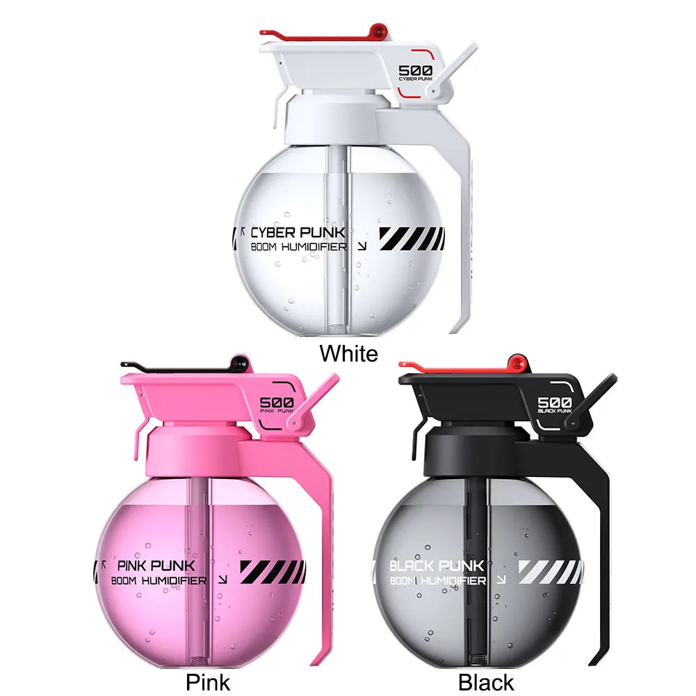 500ML Grenade Aroma Diffuser Decorative Aromatherapy Diffuser Air Diffuser Humidifier for Bedroom Home Office Creative Gift