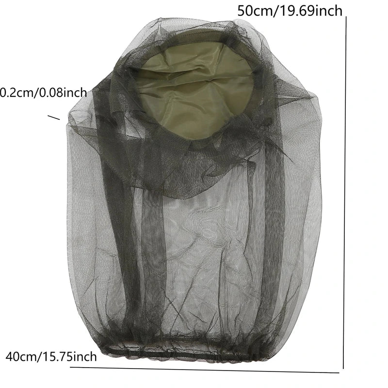 Fishing Anti Mosquito Insect Hat Fishing Hat Bug Mesh Head Net Face Protector Camping Sunshade Hats Outdoor Travel Camping 2030
