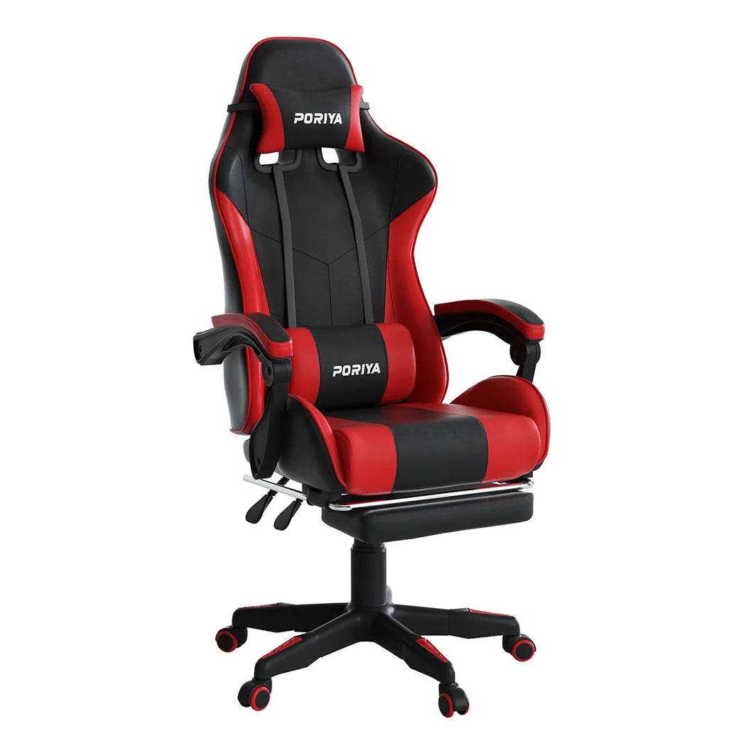 Gaming Chair Office Computer Seating Racing PU Executive Racer Recliner Chair