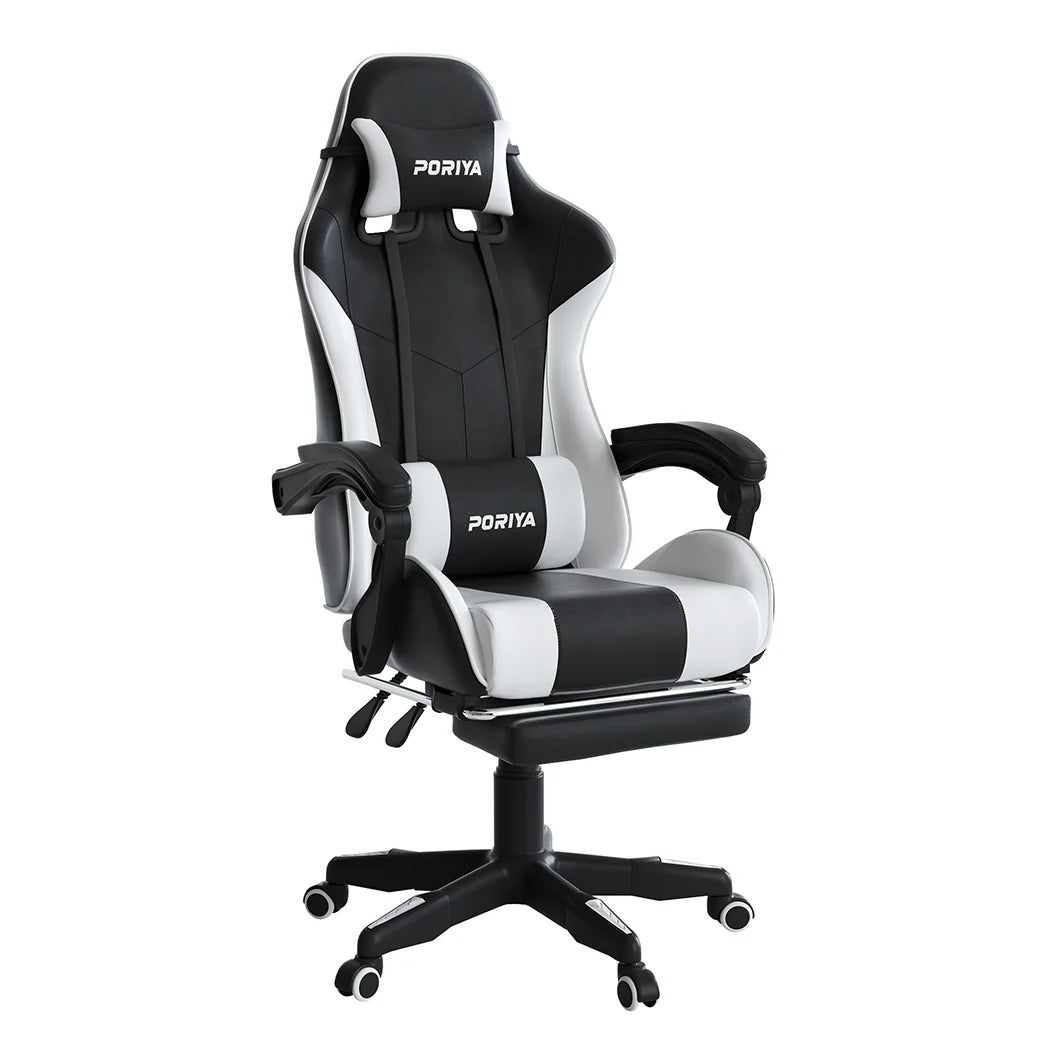 Gaming Chair Office Computer Seating Racing PU Executive Racer Recliner Chair