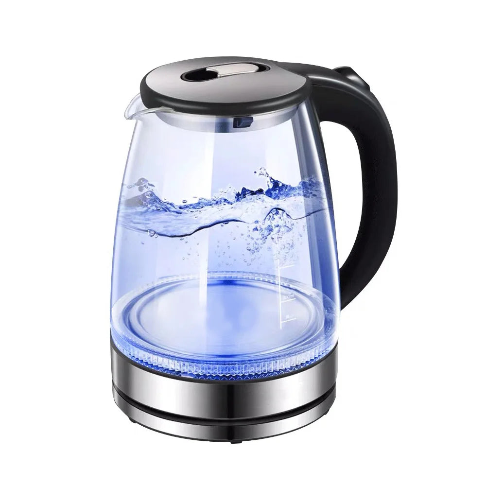 2L Glass Electric Kettle 220V/50Hz Fast Boil Auto Shut-Off for Home Kitchen