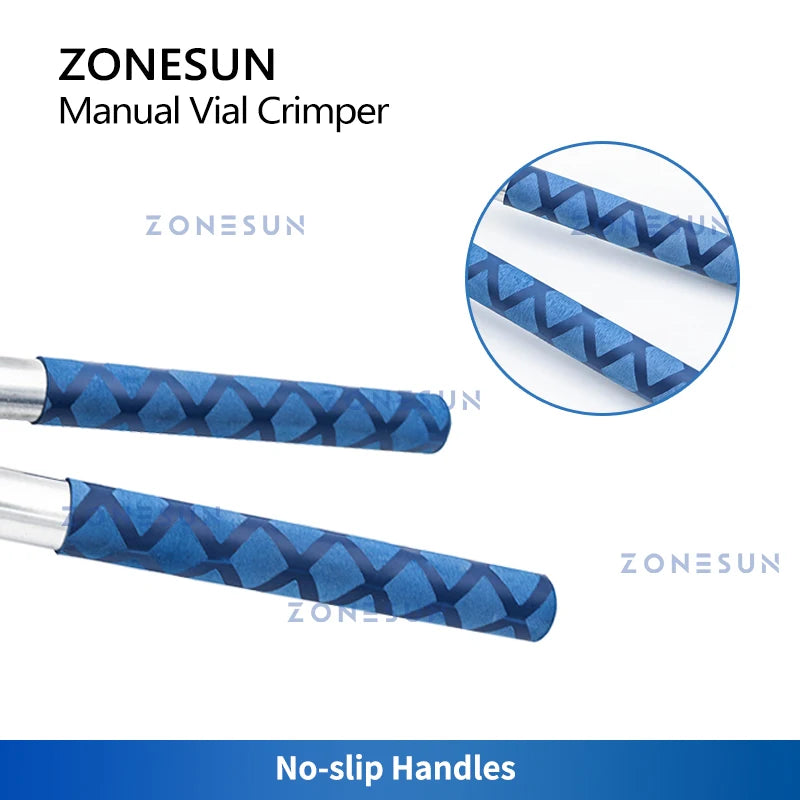ZONESUN ZS-PBC1 Stainless Steel Portable Crimper Vial Sealer Perfume Bottle Sealing Machine Manual Capper Capping Machine Tools