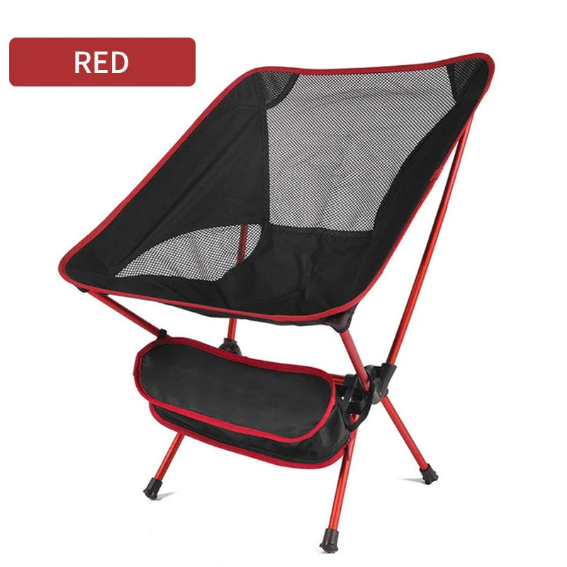 Mini Portable Folding Outdoor Camping Fishing Picnic BBQ Beach Chair Lightweight Seat 3 Colors
