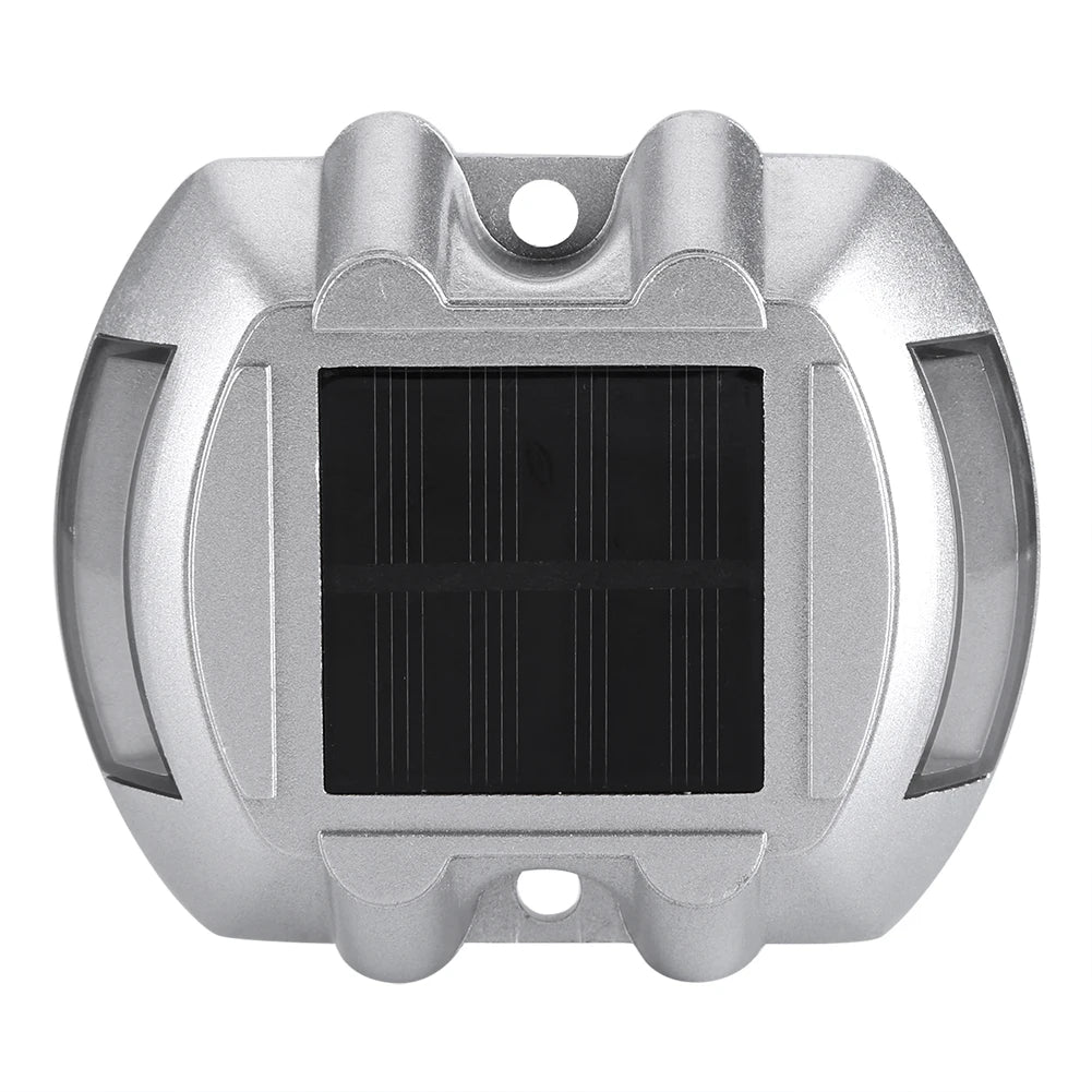 Casting Aluminum Solar Power Water Resistant 6 LED Lamp Wireless Outdoor Road Driveway Pathway Light Pathway Lamp Outdoor Light