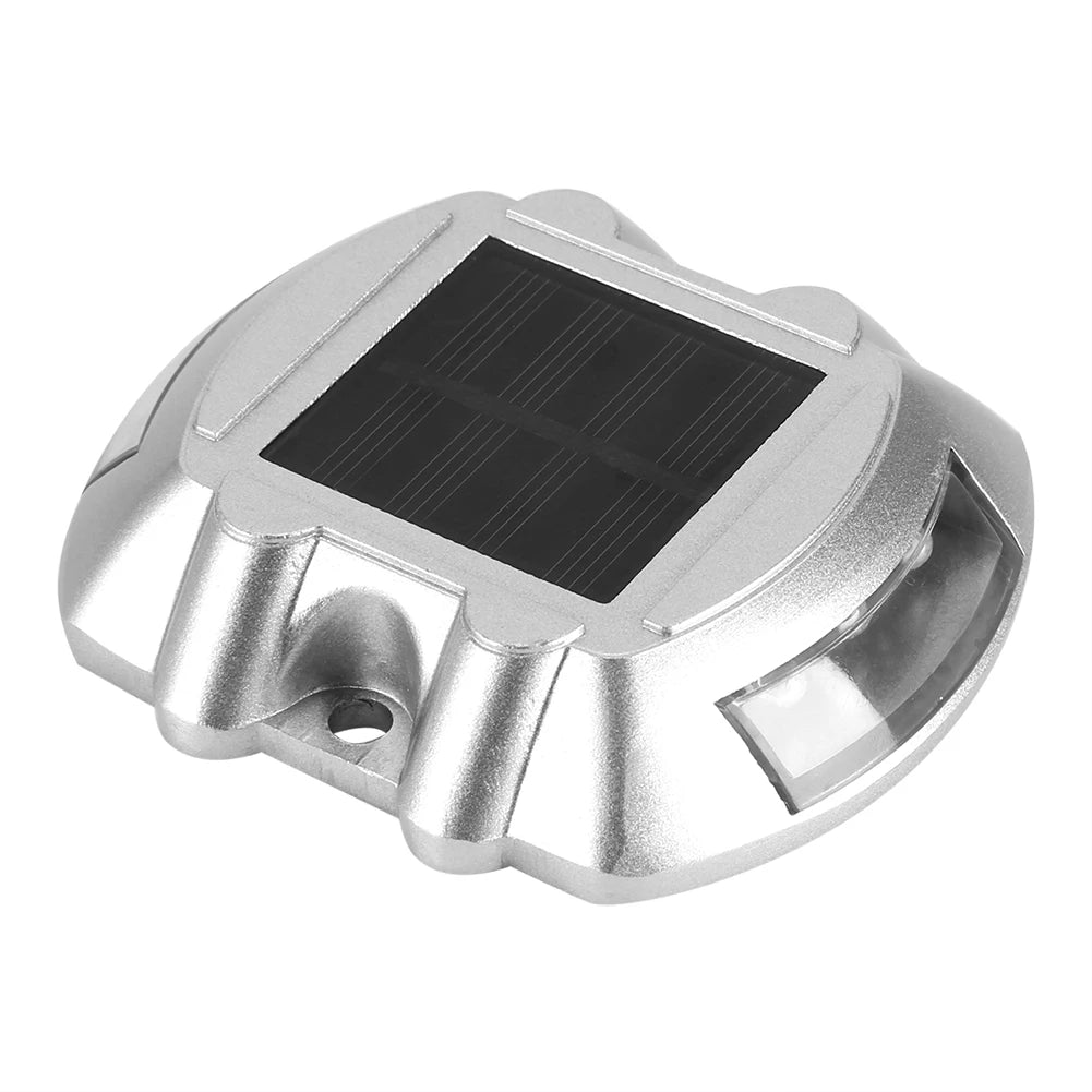 Casting Aluminum Solar Power Water Resistant 6 LED Lamp Wireless Outdoor Road Driveway Pathway Light Pathway Lamp Outdoor Light