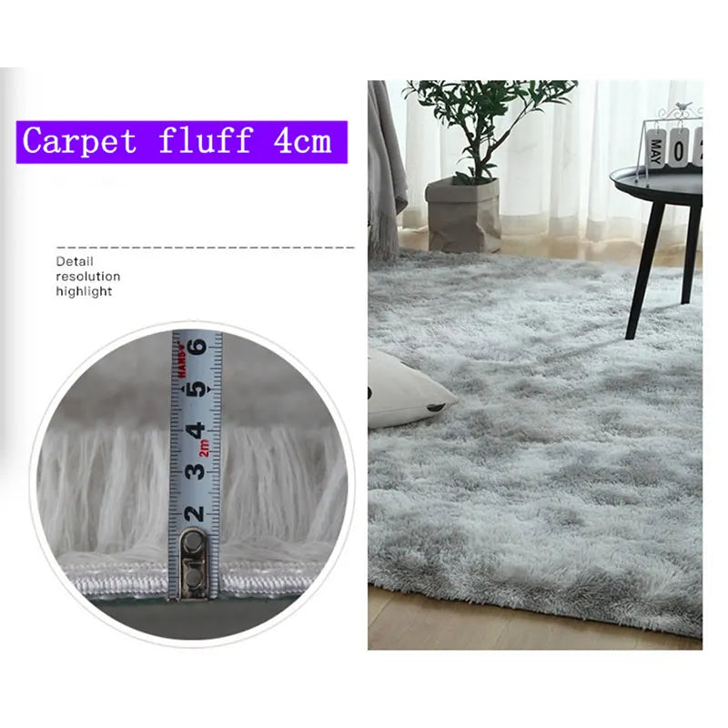 80-300cm Floor Rug Rugs Fluffy Area Carpet Shaggy Soft Large Pads Living Room Bedroom Pad 3 Sizes