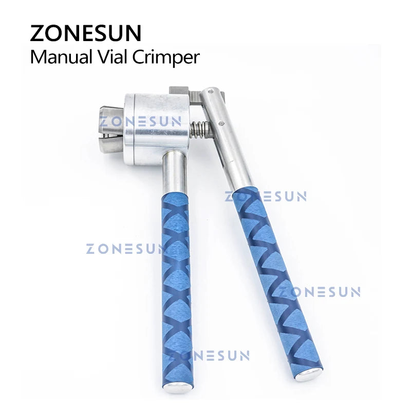 ZONESUN ZS-PBC1 Stainless Steel Portable Crimper Vial Sealer Perfume Bottle Sealing Machine Manual Capper Capping Machine Tools