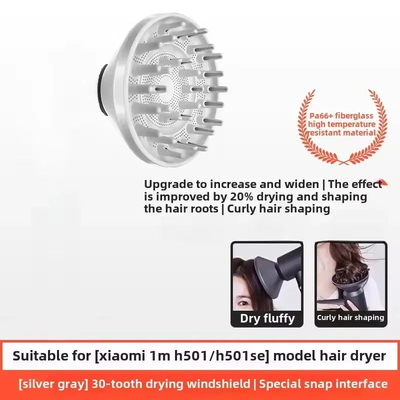 1PC for Xiaomi Mijia hair dryer hood H501/H501SE Air Nozzle Diffusion Perm Hair Dryer Fluffy Drying Cover Accessories