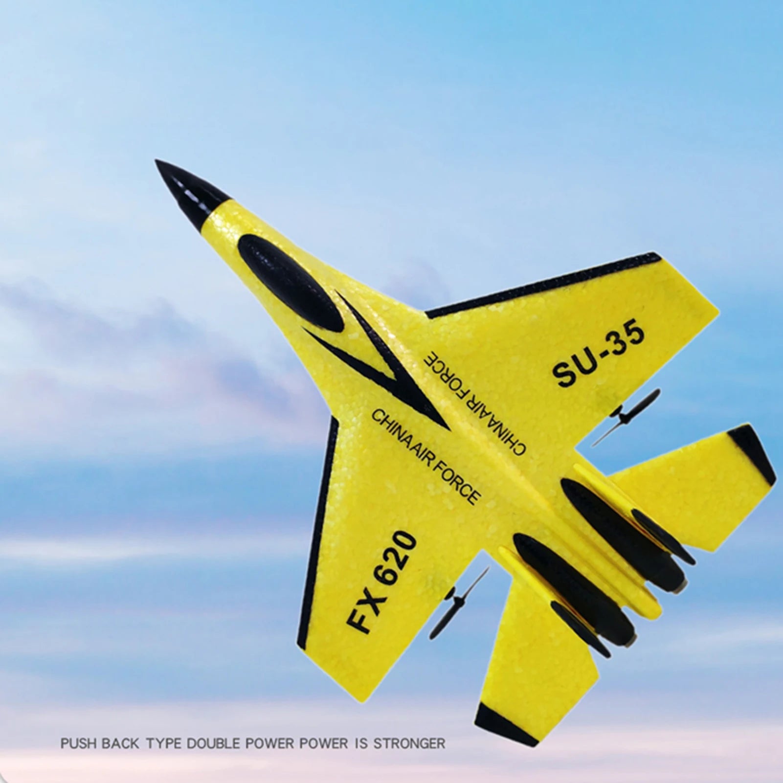 2.4GHz RC Plane Gliding SU-35 Aircraft RC Airplane Model EPP Flight Toys 3-axis Gyro Stability for Adults Kids Boys 1 Battery