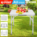 Folding Camping Table Aluminium Portable Picnic Outdoor Foldable Desk with Adjustable Leg