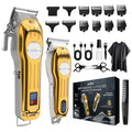 Sejoy Professional Hair Clippers for Men Combo Kits Rechargeable T-Blade Trimmer Kit Cordless Haircut Machine Cordless