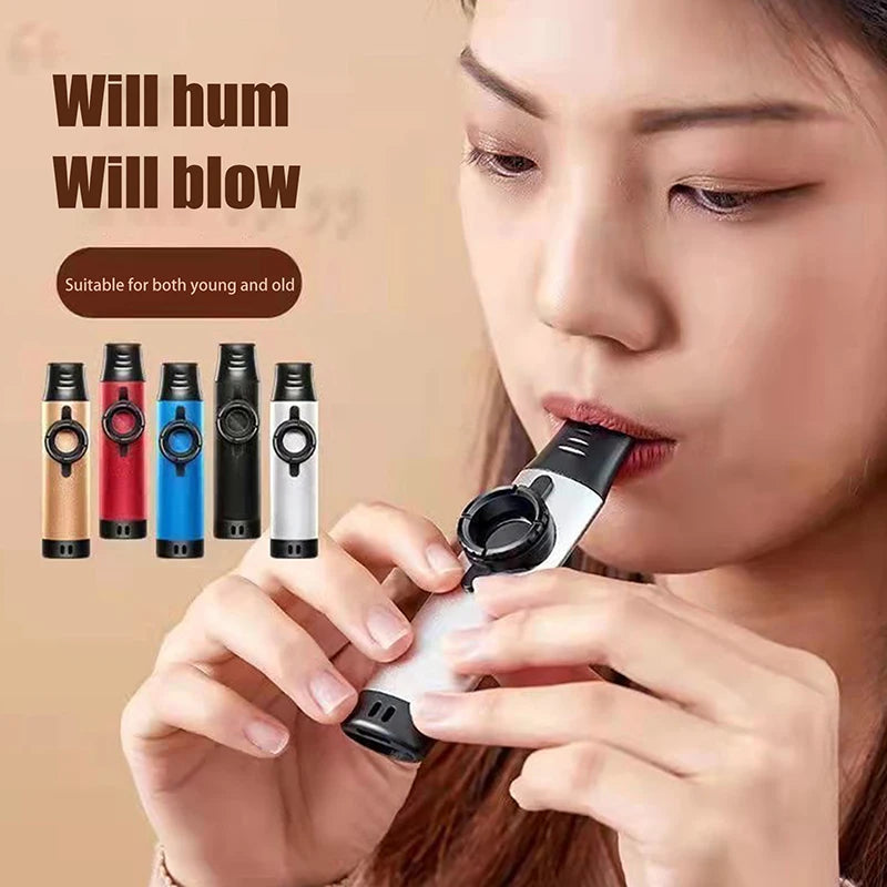 Versatile Kazoo for Kids & Adults; Perfect with Guitar, Ukulele, Violin, Piano; Easy to Learn for Music Aficionados