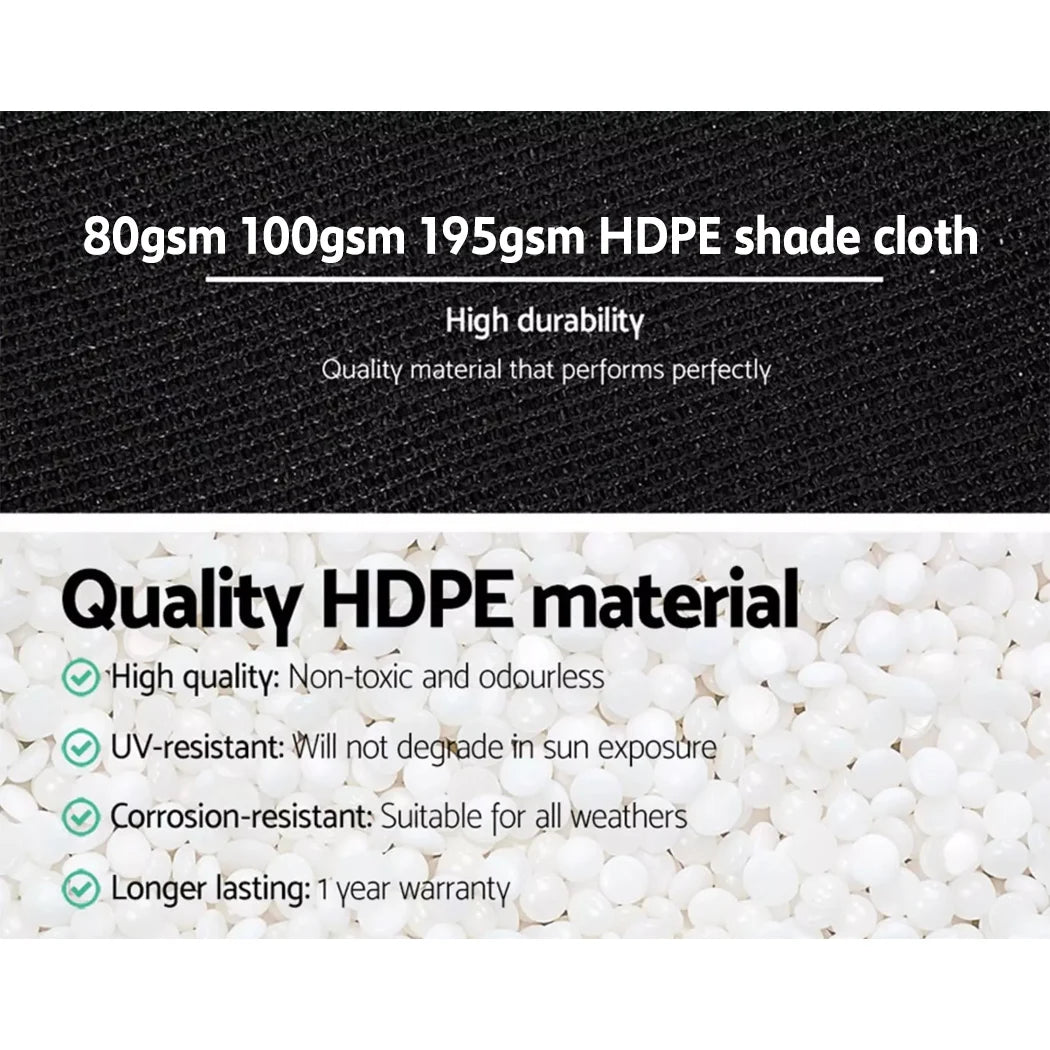 PORIYA UV Mesh Roll 30%, 50%, 90% Sun Shades Outdoor Garden Cover, Instahut Shade Cloth
