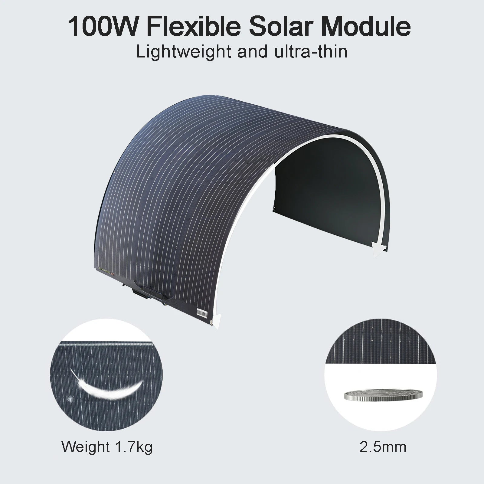 Solar Panel 220W 200W 110W 100W18V With By-Pass Diode ETFE Flexible Foldable Solar Cell 12v Battery Charger Camping RV Boat