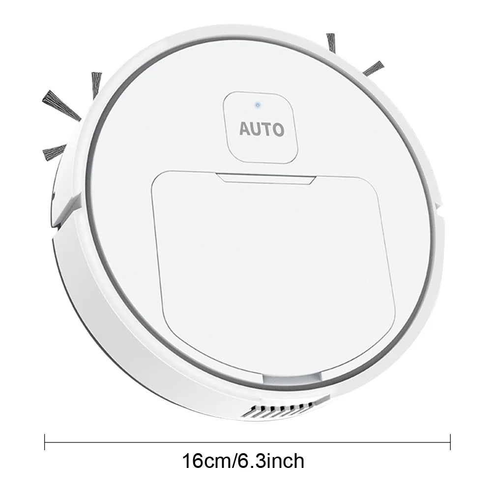 Robotic Vacuum 3-in-1 Cleaner With Integrated Home Sweeping, Mopping Cleaning USB Charging Vacuum Cleaner 1000Pa for Home Floor