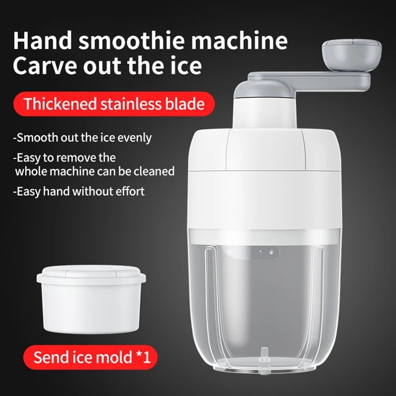 Small Manual Ice Crusher Hand-Cranked Ice Crusher Mini Hail Ice Millers Ice Grinder For Kitchen Gadgets