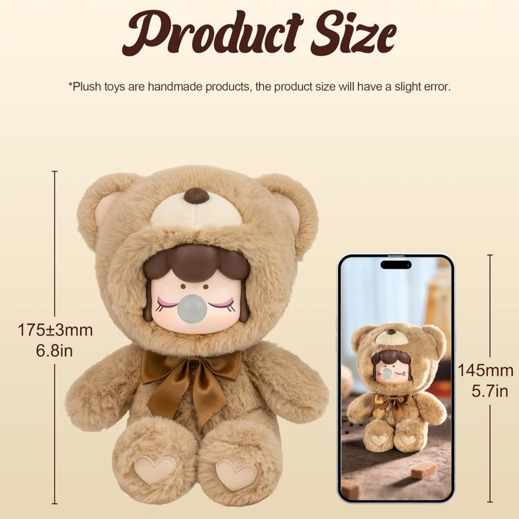 Rolife Plush Blind Box Nanci's Colorful Chocolate Cutie Action Figure Collectible Plush Doll Toys Surprise Box for Kids Friends