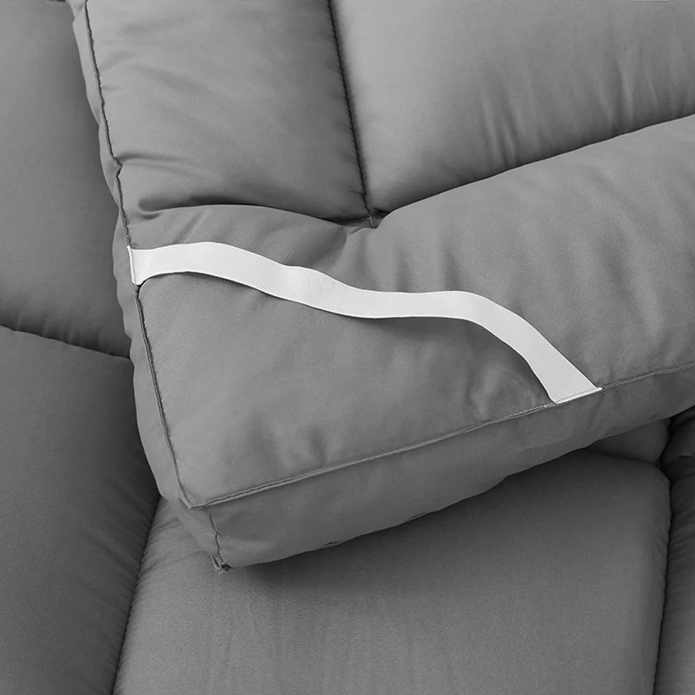 10CM Bedding Luxury Pillowtop Mattress Topper Mat Pad Protector 2024 – ALL SIZES
