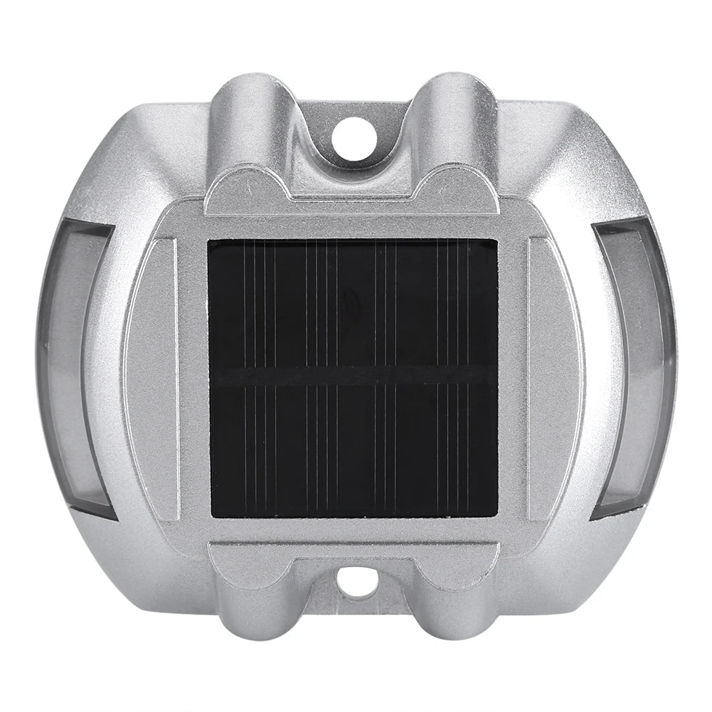 Casting Aluminum Solar Power Water Resistant 6 LED Lamp Wireless Outdoor Road Driveway Pathway Light Pathway Lamp Outdoor Light