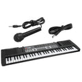 61 Keys Electronic Organ Portable Children Digital Keyboard with Microphone Single Speaker Design Easy Using Brand New Music Toy