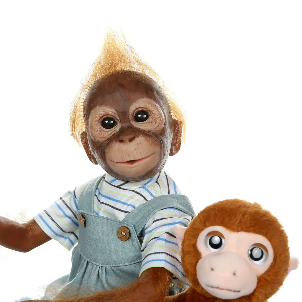 Reborn Monkey Dolls Realistic Reborn Dolls Boys 21inch 52cm Soft Silicone Vinyl Newborn Baby