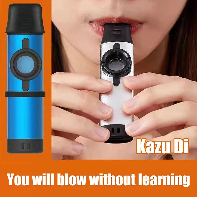Versatile Kazoo for Kids & Adults; Perfect with Guitar, Ukulele, Violin, Piano; Easy to Learn for Music Aficionados