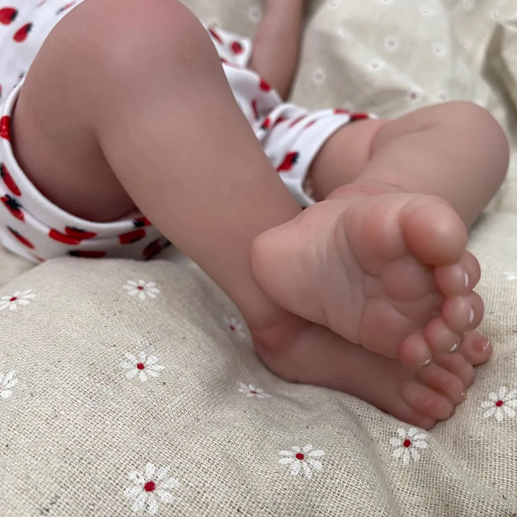 Lifelike Reborn Baby Doll Girl 55cm Handmade Realistic Newborn Baby Doll Soft Silicone Vinyl Reborn Toddler Doll