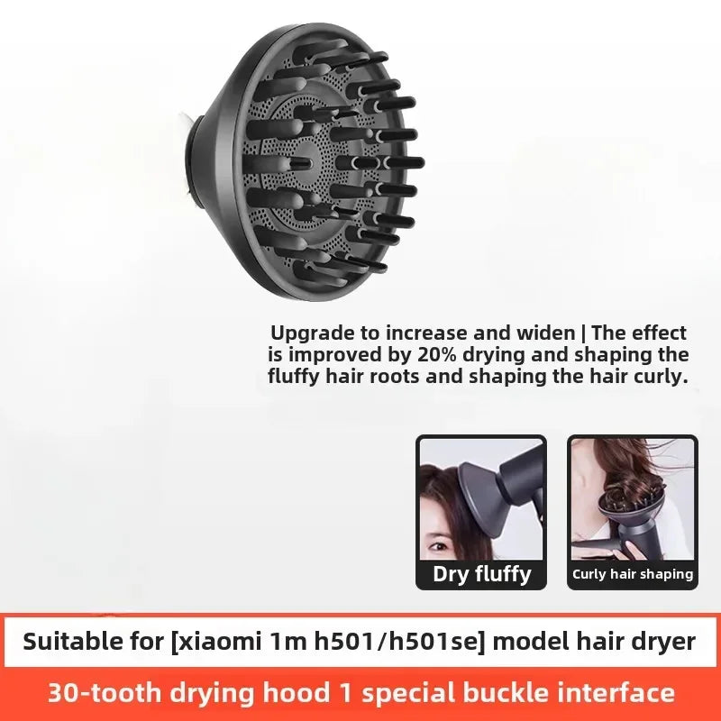 1PC for Xiaomi Mijia hair dryer hood H501/H501SE Air Nozzle Diffusion Perm Hair Dryer Fluffy Drying Cover Accessories