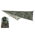 Waterproof Camouflage Camping Canopy 210T Polyester Yarn Portable Awning Shade Foldable Ultra-light Picnic Backpacking Equipment
