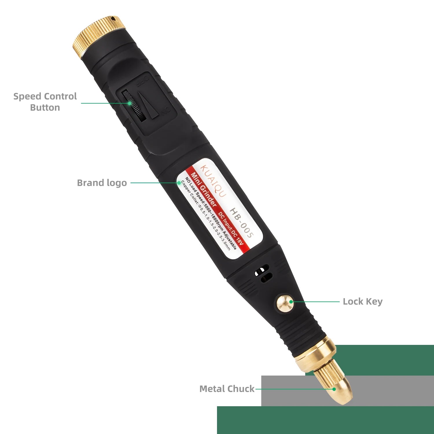 KUAIQU Variable Speed Mini Grinder Set Power Supply Charging Electric Drill Engraving Pen Rotary Tools Kit For Polished Carving